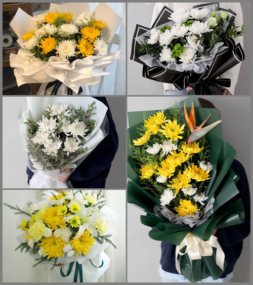 广西来宾忻城县古蓬镇白事花束代送